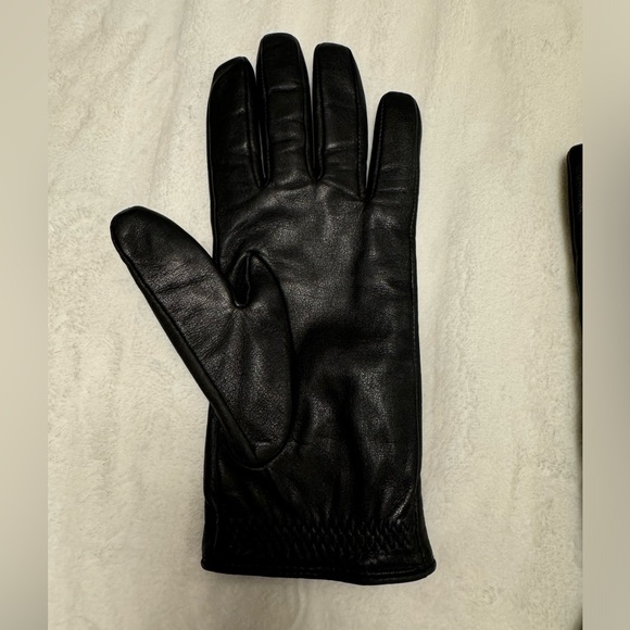 Vintage Genuine Leather Gloves Dark Brown Size Small - Picture 4 of 5